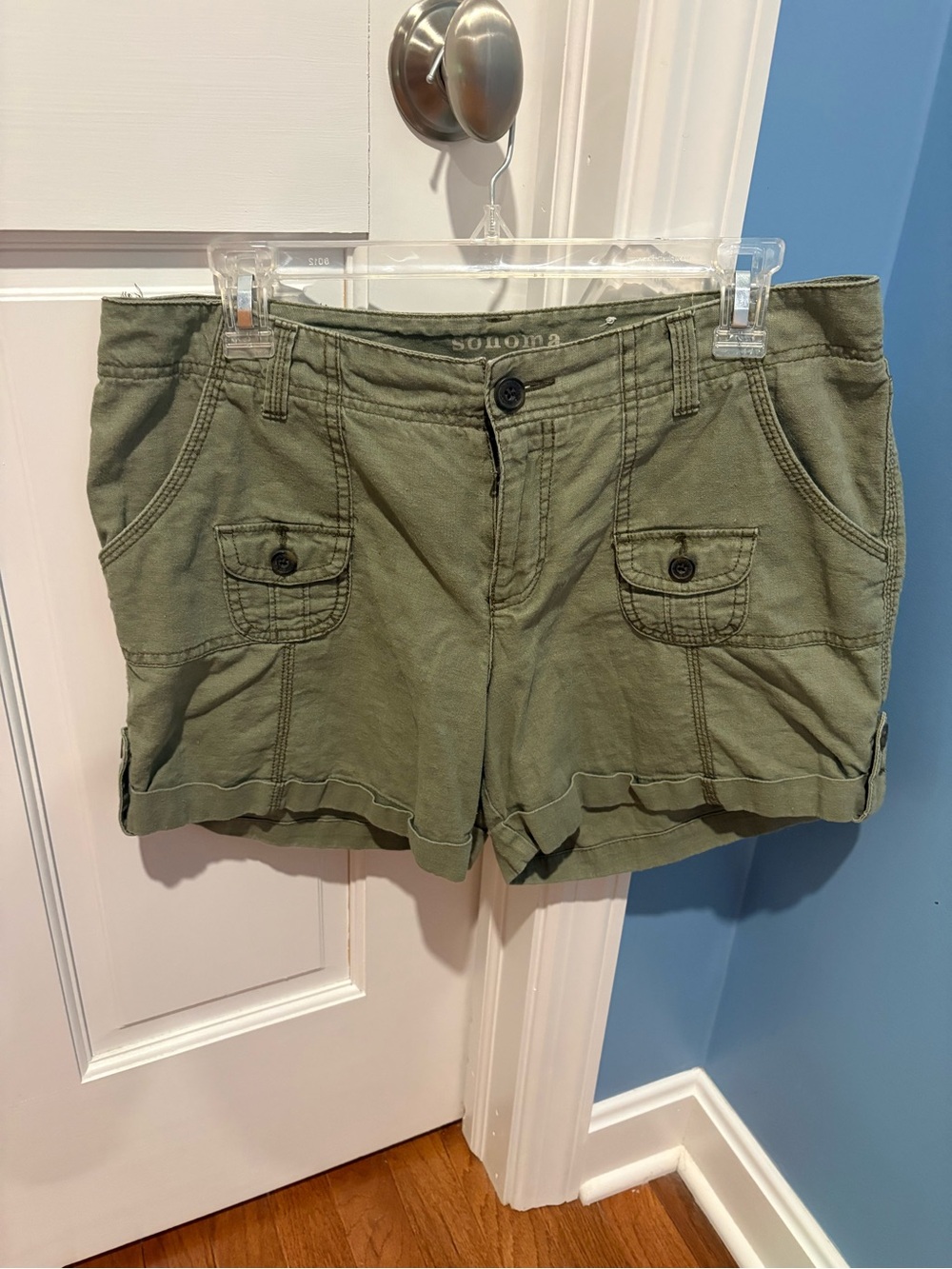 Sonoma Olive Utility Cargo Shorts